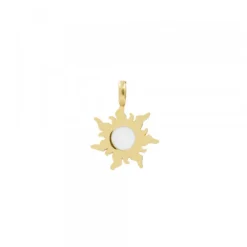 Mini Colgante Mountain Plata Dorada y Esmalte