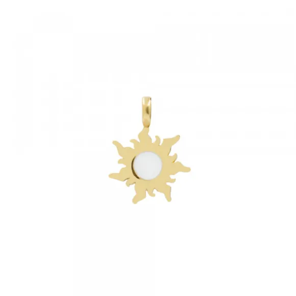 Mini Colgante Mountain Plata Dorada y Esmalte