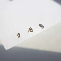 Mini Trepador Oro Blanco y Perla