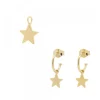 Pack Colgante y Pendientes Estrella de Plata Dorada