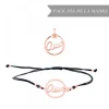 Pack Colgante y Pulsera Ama Redondo Plata Rosa