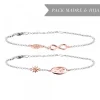 Pack Madre e Hija Pulsera Infinito Eguzkilore Rosa