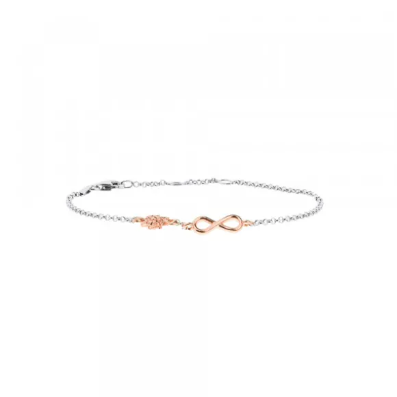 Pack Madre e Hija Pulsera Infinito Eguzkilore Rosa