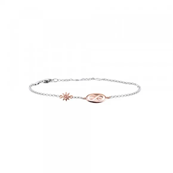 Pack Madre e Hija Pulsera Infinito Eguzkilore Rosa