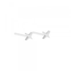 Pack Piercings Estrella 4 Puntas Plata 4 Uds