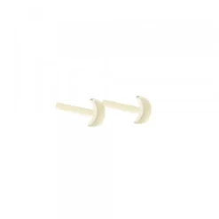 Pack Piercings Media Luna Plata 4 Uds