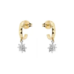 Pendientes Aiora de Plata Dorada