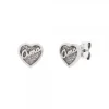 Pendientes Ama Corazón Plata