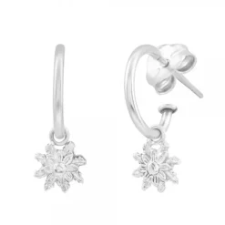 Pendientes Aro Eguzkilore Plata 20mm