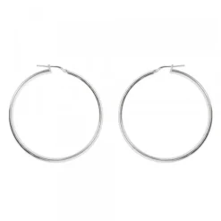 Pendientes Aro Grande de Plata 50mm