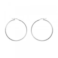 Pendientes Aro Grande de Plata 45mm