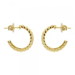 Pendientes Aro Grecia Plata Dorada 20mm