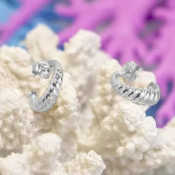 Pendientes Aro Grecia Plata 20mm