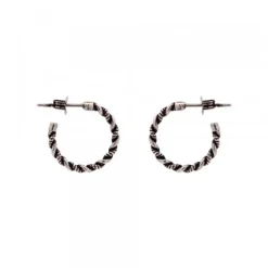 Pendientes Aro Twist Plata 15mm