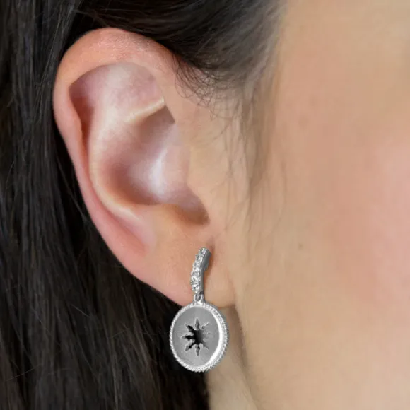 Pendientes B2 Plata y Circonitas