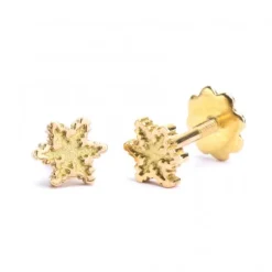 Pendientes bebé Eguzkilore Oro 5mm