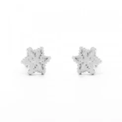 Pendientes bebé Eguzkilore Oro Blanco 6,5mm
