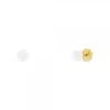 Pendientes Bebé Oro y Perla 4mm