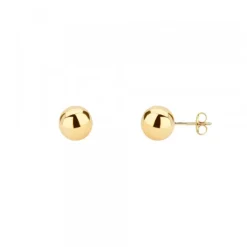 Pendientes Bola Oro 5mm