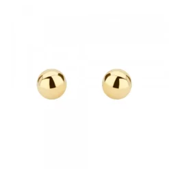 Pendientes Bola Oro 7mm