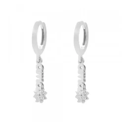 Pendientes Cripa Letras Ama Plata 11mm