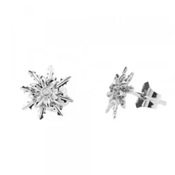 Pendientes Eguzkilore Oro Blanco y Brillantes 12mm