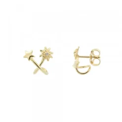 Pendientes Izarra Plata Dorada