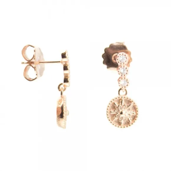 Pendientes Largos Anuk Plata Dorada