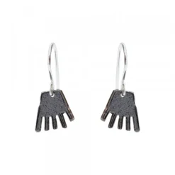 Pendientes Largos Mano de Irulegi de Rutenio