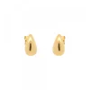 Pendientes Mini Gota Plata Dorada 10mm