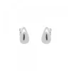 Pendientes Mini Gota Plata 10mm