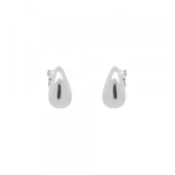 Pendientes Mini Gota Plata 10mm
