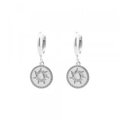 Pendientes Mountain Cripa Redondos de Plata