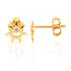 Pendientes Mountain Oro y Brillante