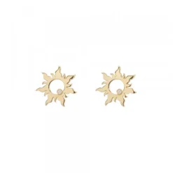 Pendientes Mountain Oro y Brillante