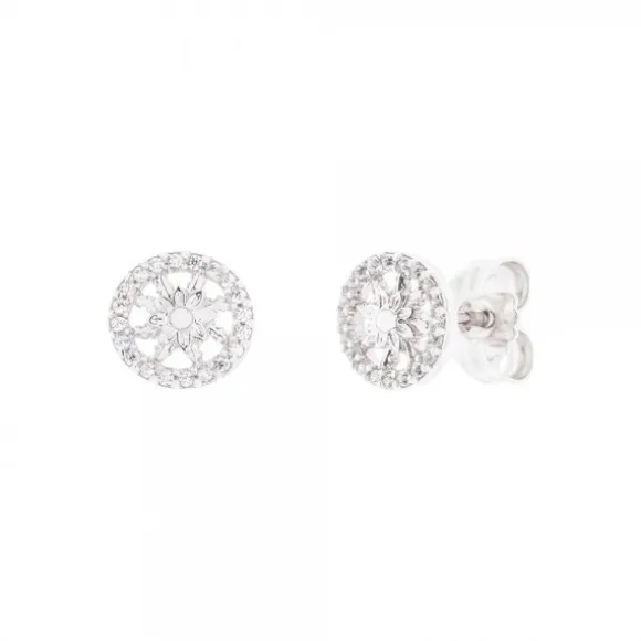 Pendientes Orla Plata y Circonitas