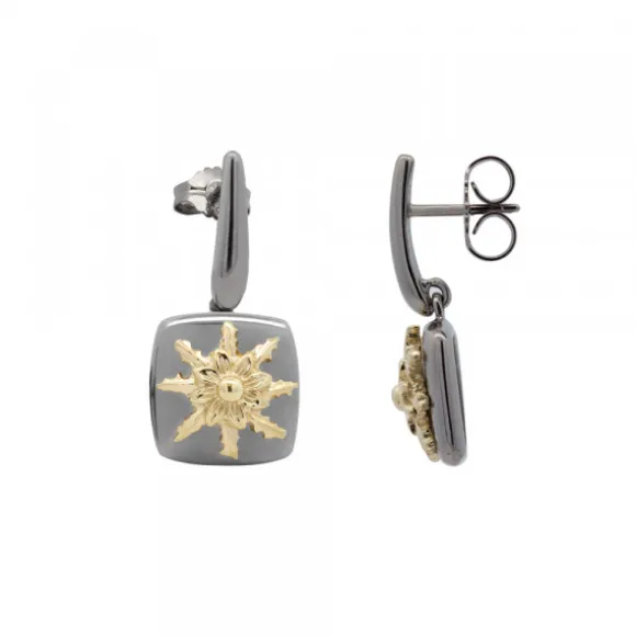 Pendientes Q2 Largos Eguzkilore Dorado