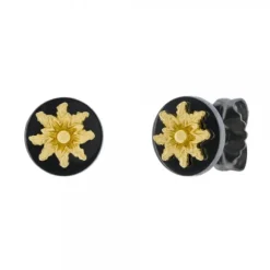 Pendientes R-Chic Eguzkilore Plata Dorada