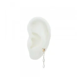 Piercing Cadena Eslabones Eguzkilore Plata Bicolor