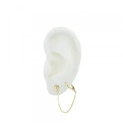 Piercing Eguzkilore Cadena Plata Dorada y Cripa