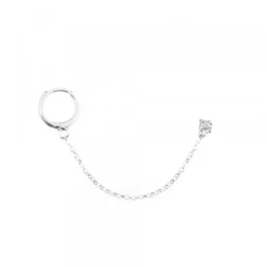 Piercing Eguzkilore y Piercing Circonita Plata