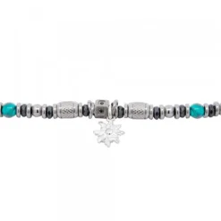 Pulsera Acero con Turquesas