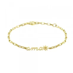 Pulsera Ama Bayona Plata Dorada