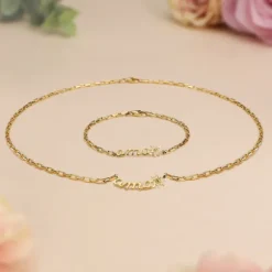 Pulsera Ama Bayona Plata Dorada