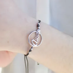 Pulsera Ama Calada Plata