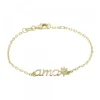 Pulsera Ama de Oro 18kt.17cm