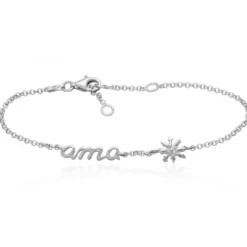 Pulsera Ama Plata