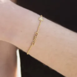 Pulsera Ama Plata Dorada