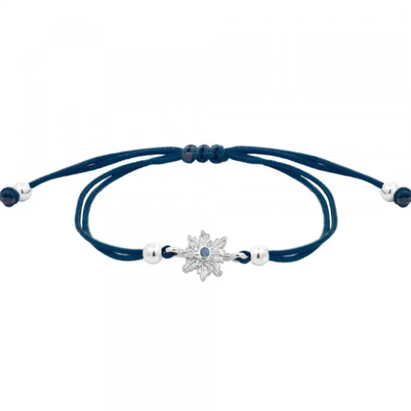 Pulsera Basic Colors Hilo Azul Plata