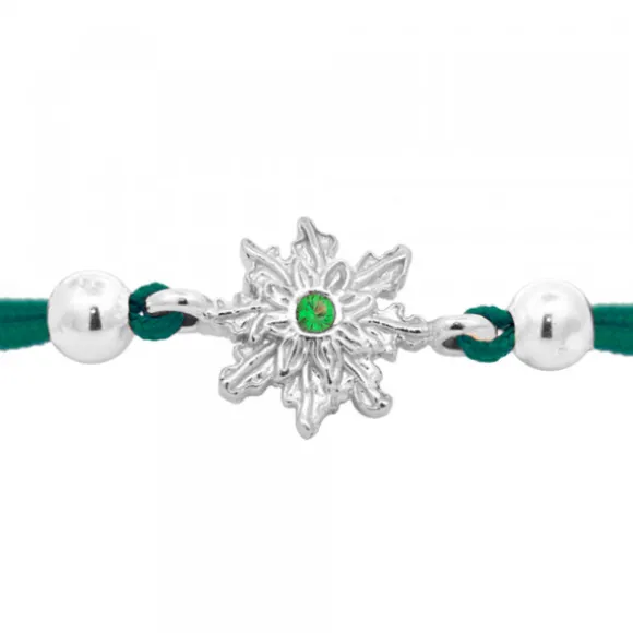Pulsera Basic Colors Verde Eguzkilore Plata
